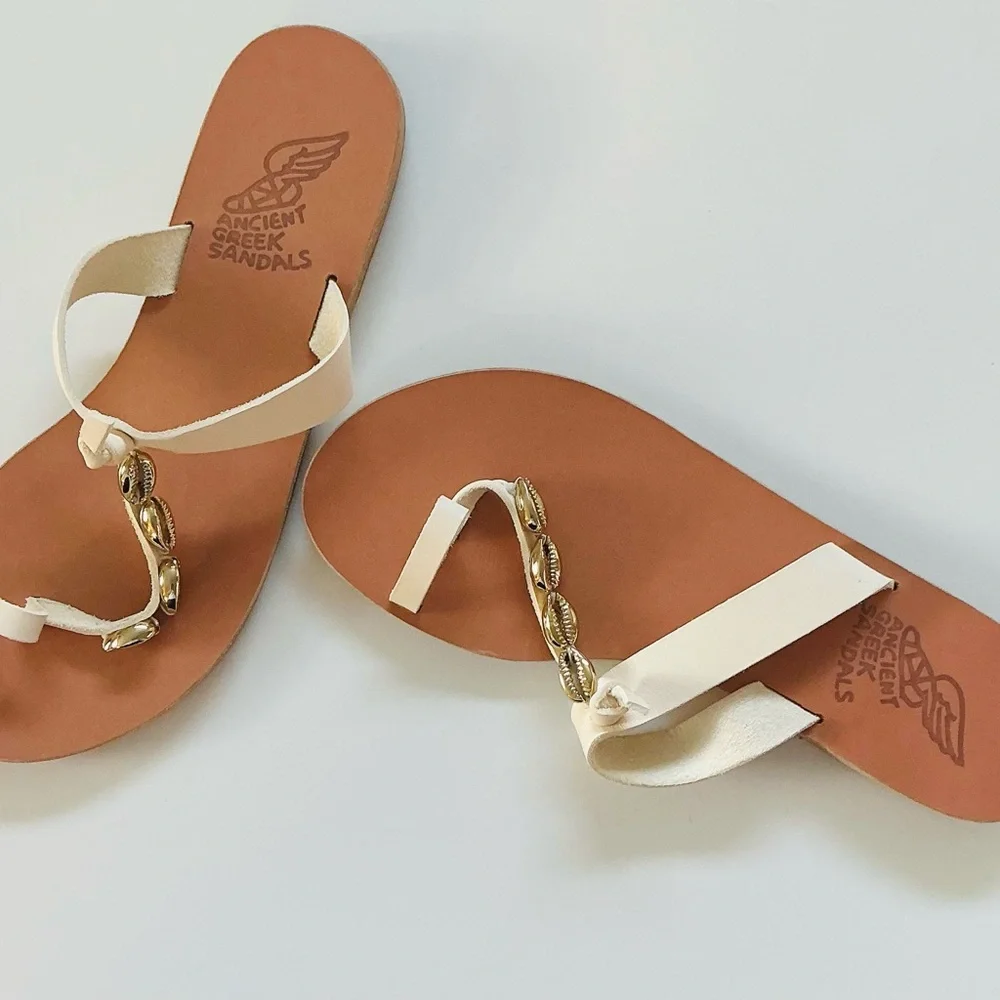 Gorgeous Ancient Greek Sandals Iris Sz 40 - Picture 4 of 10